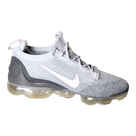 NIKE Air VaporMax 2021 Flyknit 'Pure Platinum Pink Foam' Running Shoes Size 6.5Y - Picture 6 of 9